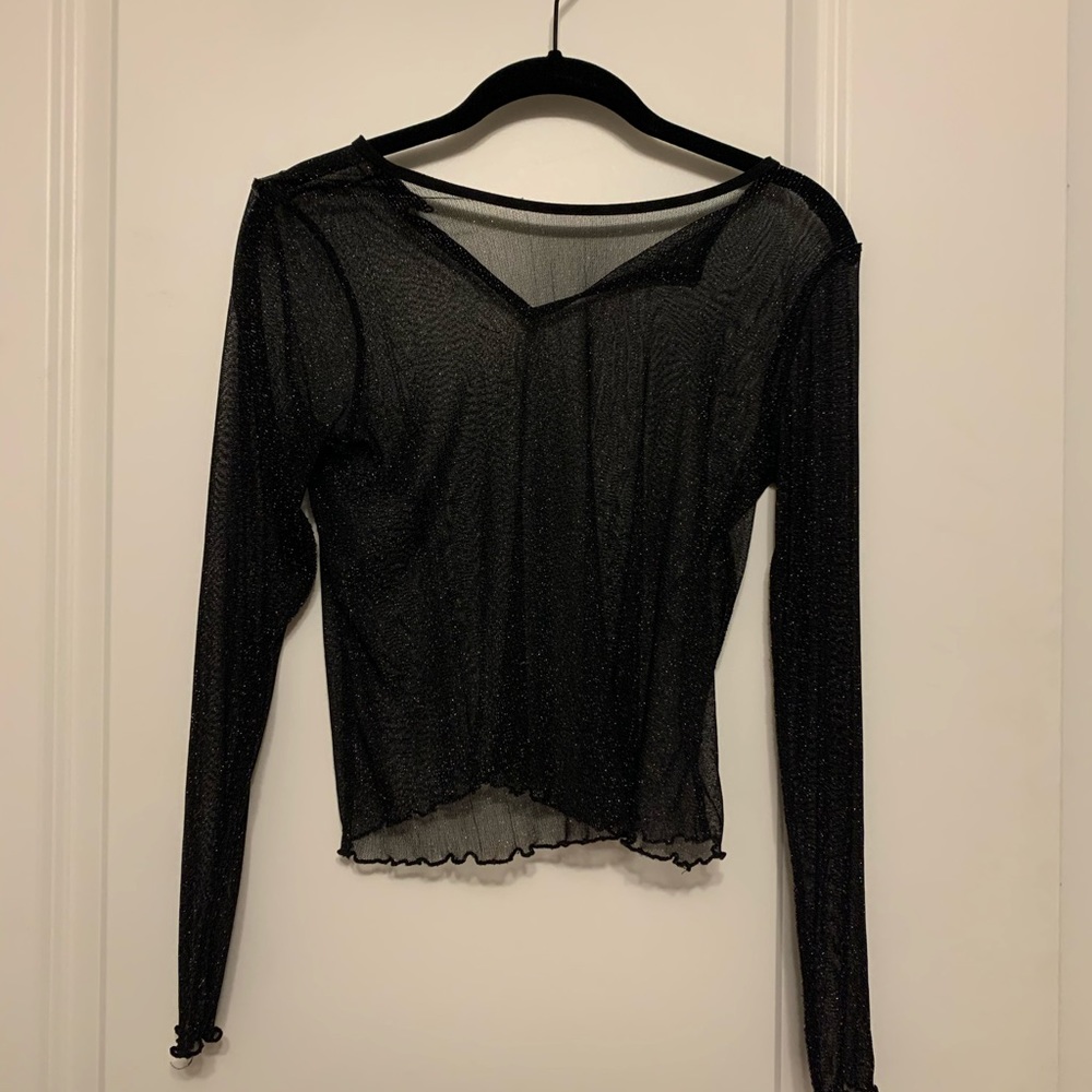 glitter top